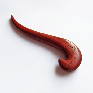 Wooden Hair Stick, Padauk hair stick,hair stick wood, spiral, padauk,hair stick leaf, hair stick, hair pin, wooden pin, haarschmuck