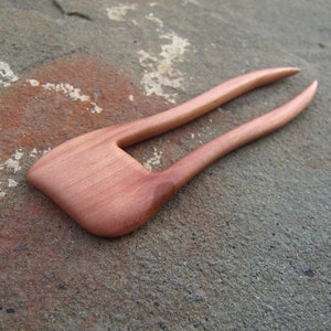 Haarforke, Haargabel, Holz, Haarstab Holz, Apfelholz, Haarforke, Haarstab Holz, Haarnadel, Haarpin, Haarschmuck