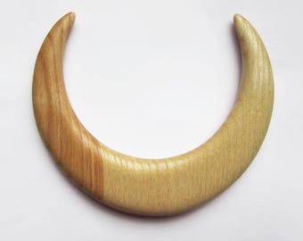 Wooden hair moon, moon fork, hair stick moon, bun holder, crescent moon, hair moon, haarschmuck, haarmond, hair moon fork