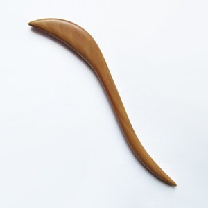 Wooden Hair Stick, hair stick wood, hairstick, hair stick leaf, hair pin wood, hair stick, hair pin, wood, wooden pin, haarschmuck image 4