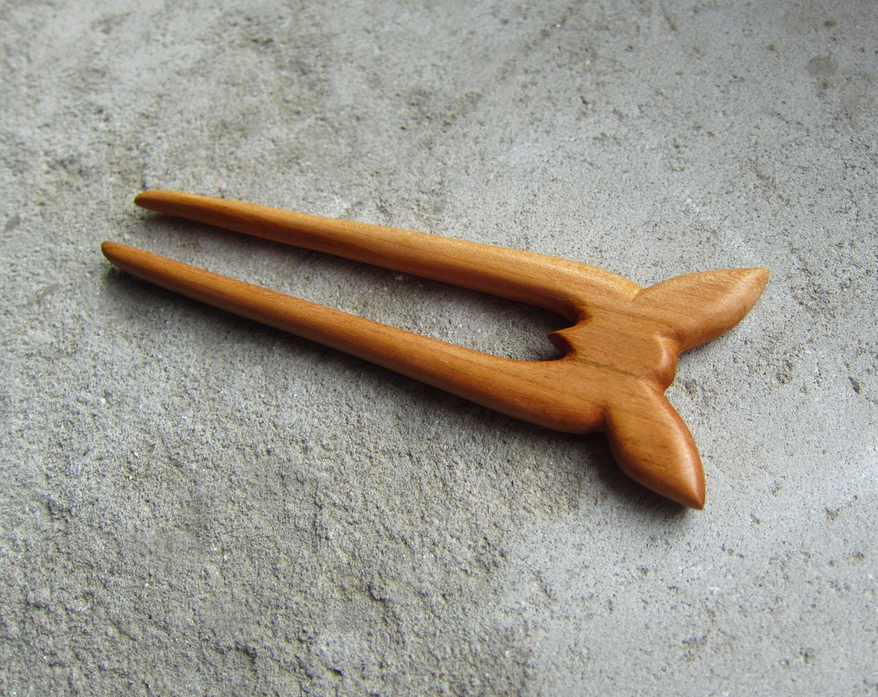 Wooden Hair Fork Hairfork Wood Hair Stick Hair Fork Etsy