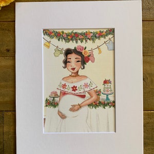 Welcome baby art print