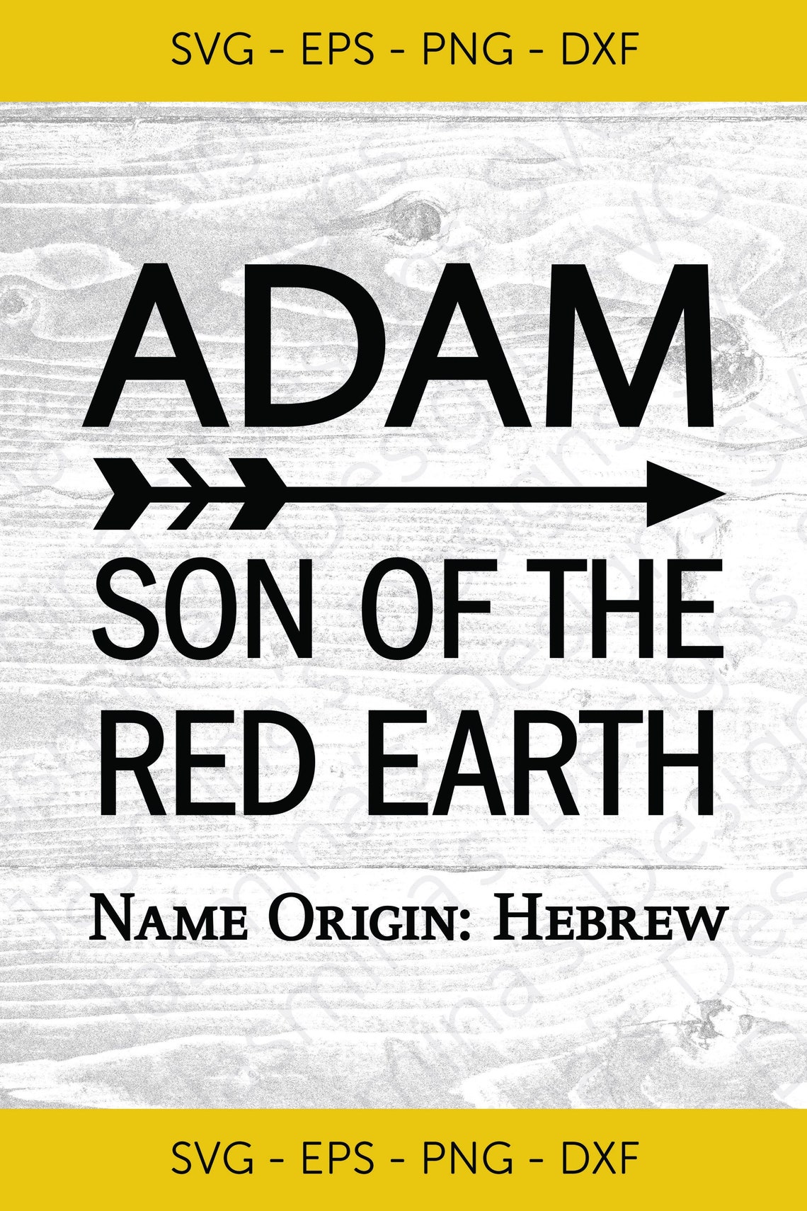 Adam Name Meaning Digital Download SVG PNG Dxf Eps For Etsy Espa a