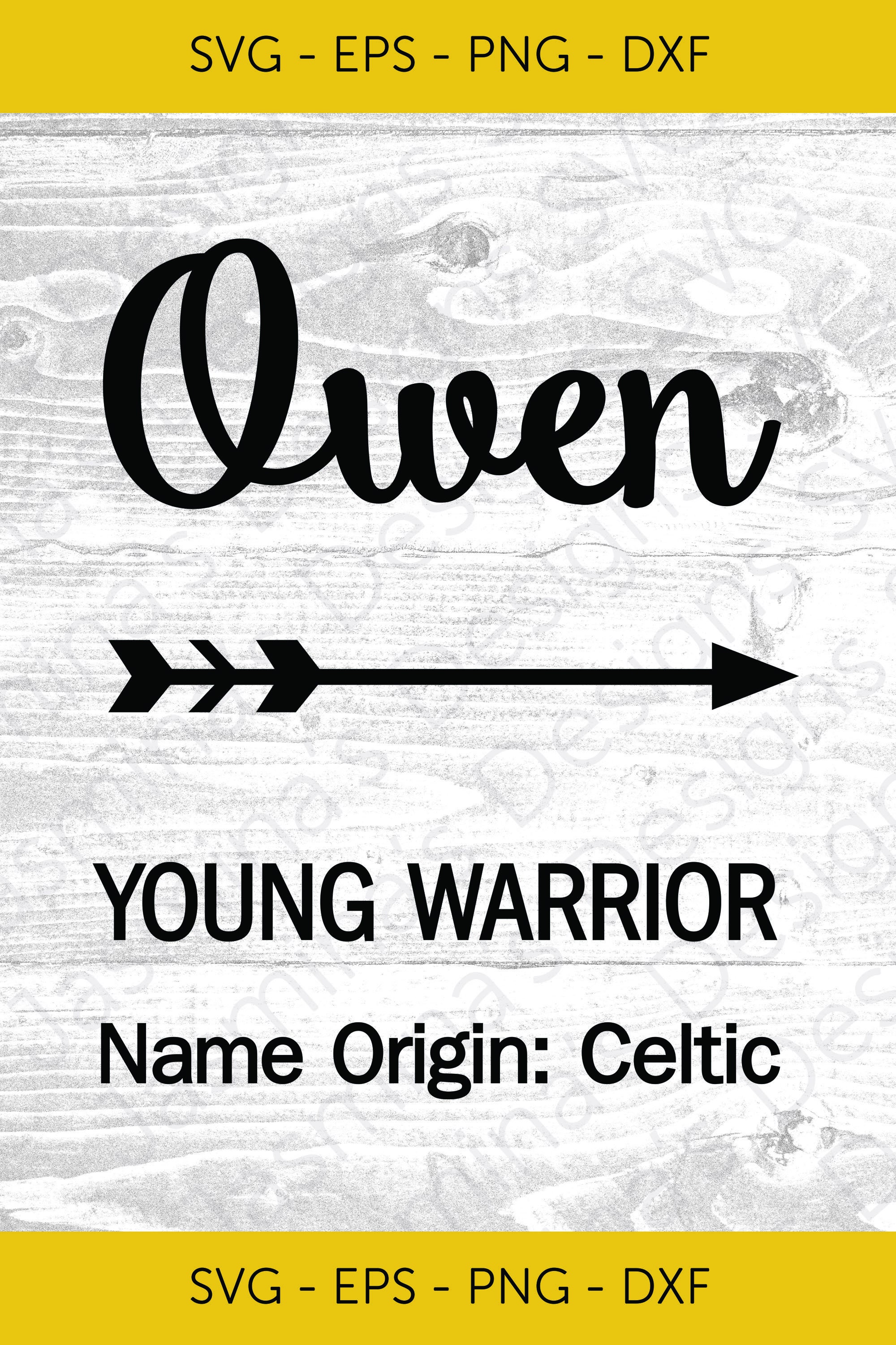 Owen Name Meaning Digital Download Image Cut File (Download Now