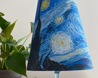 Van Gogh Wine Glass Lampshade