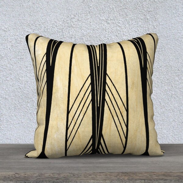 Art Deco Pillow Etsy