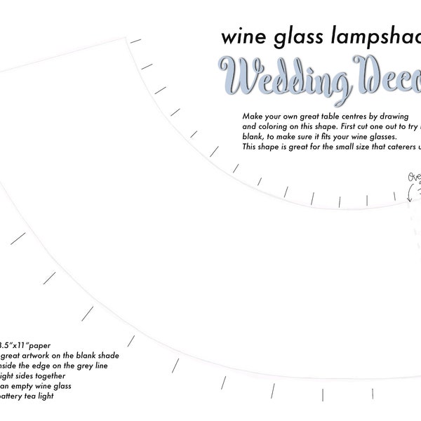 Wine Glass Lampshade - Etsy