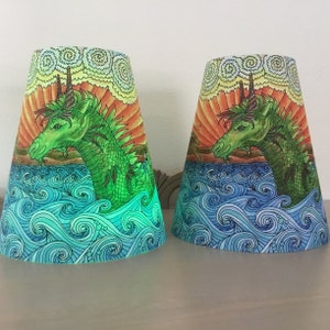 Sea Monster Lampshade For Wine Glass