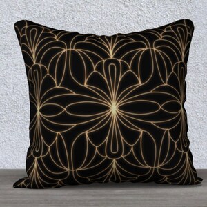 Art Deco Sparkle Pillow Cover