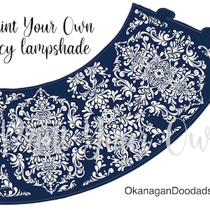 Print your own Lacy Look wine glass lampshades