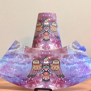 Lampshade for Wine Glass Native Inspired Thunderbird