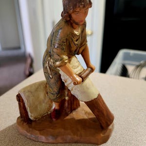 Julian the parchment maker....Fontanini statue....5&quot; scale...nativity figurine