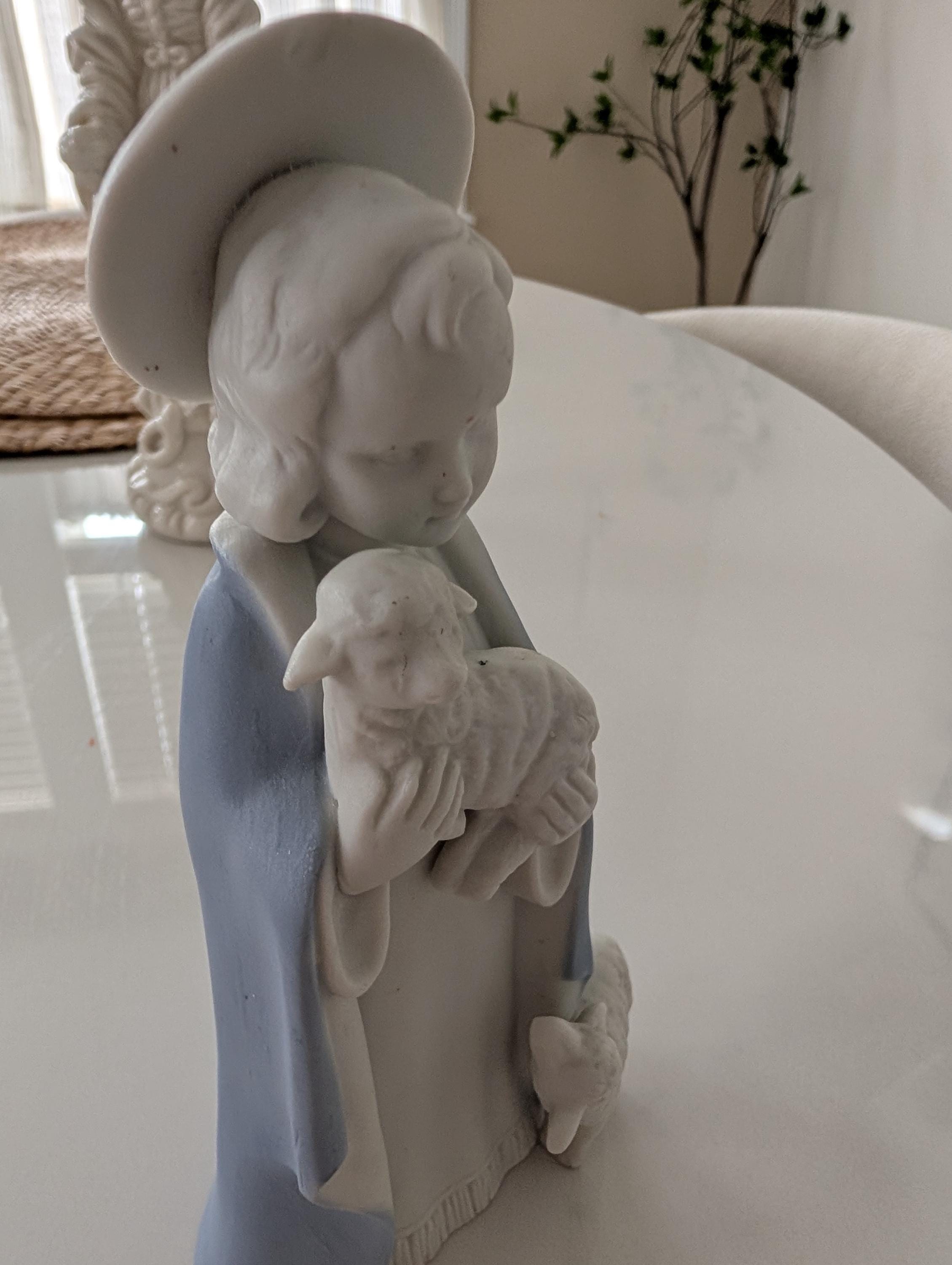 Reginald Christ Child Figurine.... Vintage...blue and White - Etsy