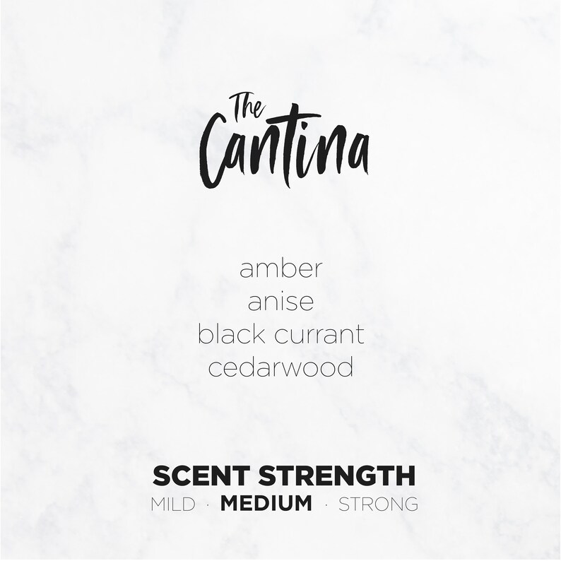 The Cantina Galactic Inspired 8oz Soy Wax Candle