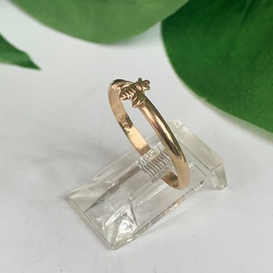 14kt Gold Filled Bee Ring, Various Sizes, Handmade, Honey Bee Lover image 3