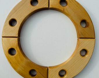 Anillo de cumpleaños Waldorf Candelabro de madera Anillos de cumpleaños Waldorf Anillo de cumpleaños alemán