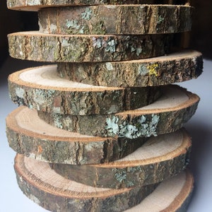 5'' Oak Slices Oak Discs Oak Circles Crafts Home Decorations Table Decoration Kitchen Tools Wooden Handmade Oak Natural image 5