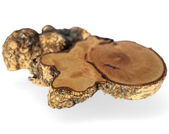 1 pieza de círculos de madera, rodajas de madera, piezas de madera rústica para bricolaje, fresno, discos de madera para manualidades