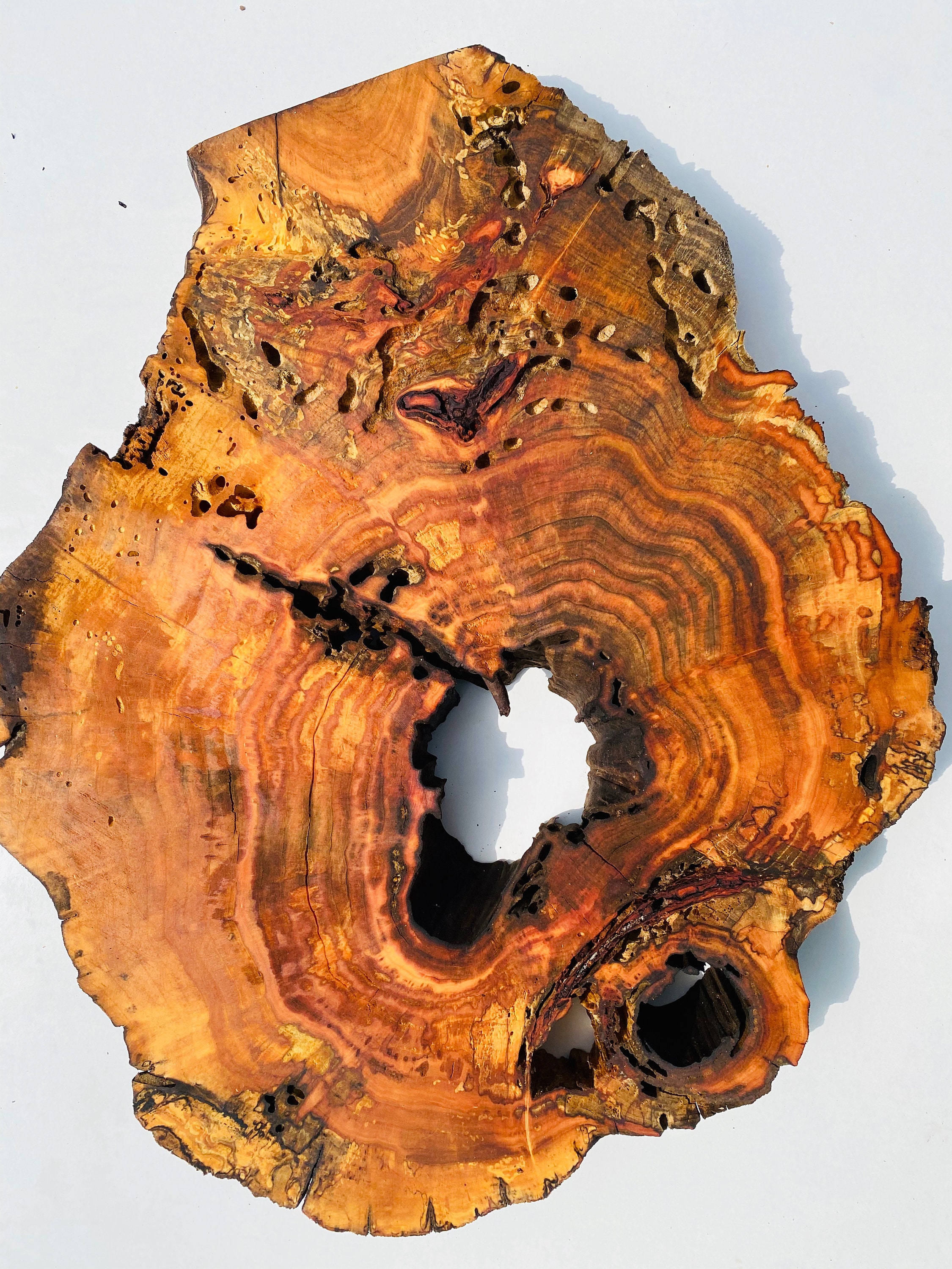 1 círculos de madera rodajas de madera piezas rústicas de | Etsy