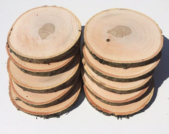 Ash Tree Slices | Wooden Circles | Wooden Slices | Rustic Wood Slices For DIY | Ash Tree | Wood Discs For Craft|