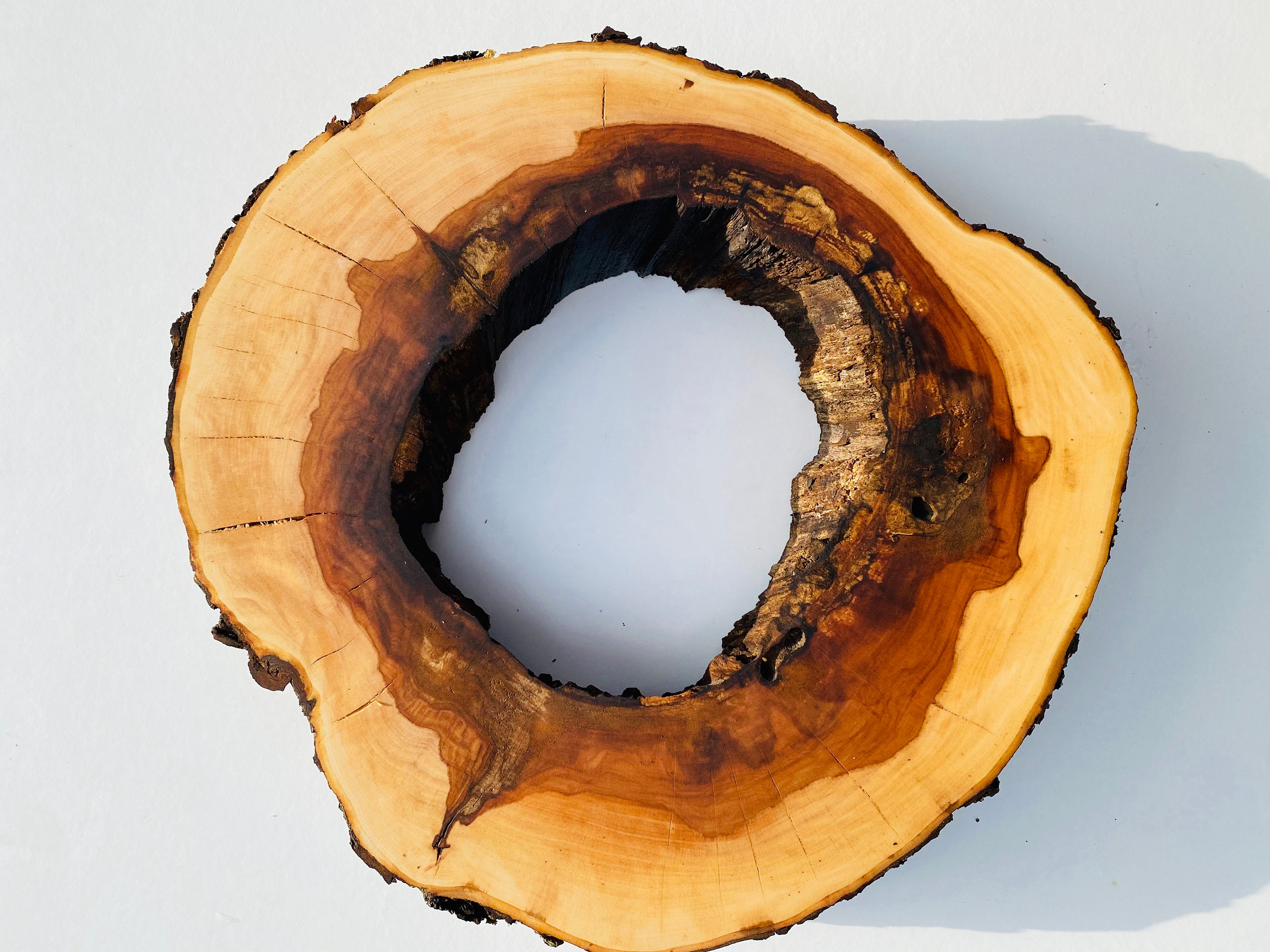 Círculos de madera de 1 pieza rodajas de madera piezas | Etsy