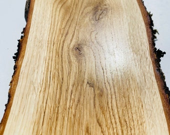 1 stuks houten cirkels, houten plakjes, rustieke houten stukken voor doe-het-zelf, essenhouten schijven voor handwerk