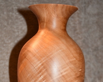 Amazing Handmade Highly Figured Maple Vase