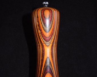 Increíble molinillo de sal o pimienta multicolor hecho a mano