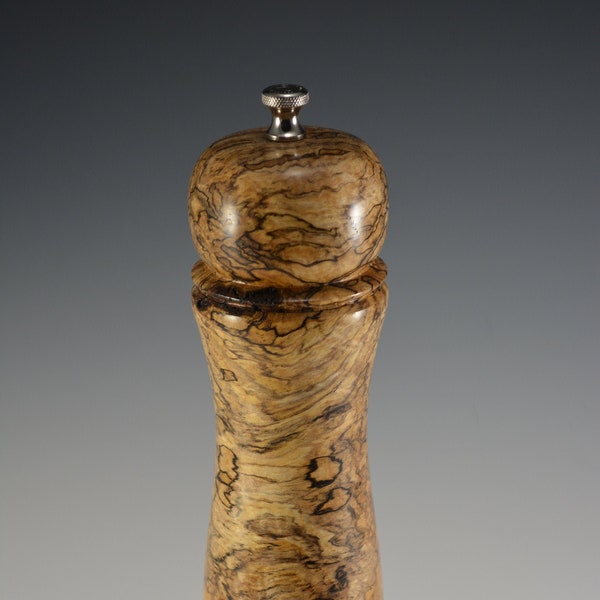 Amazing Spalted Maple Pepper, Salt, or Spice Mill