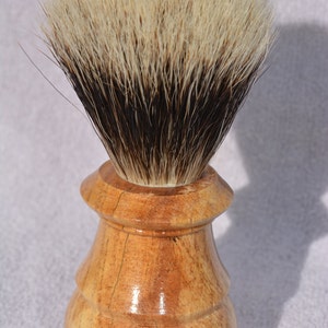 Beautiful Handmade Spalted Sugar Maple 24mm Badger Hair Shaving Brush