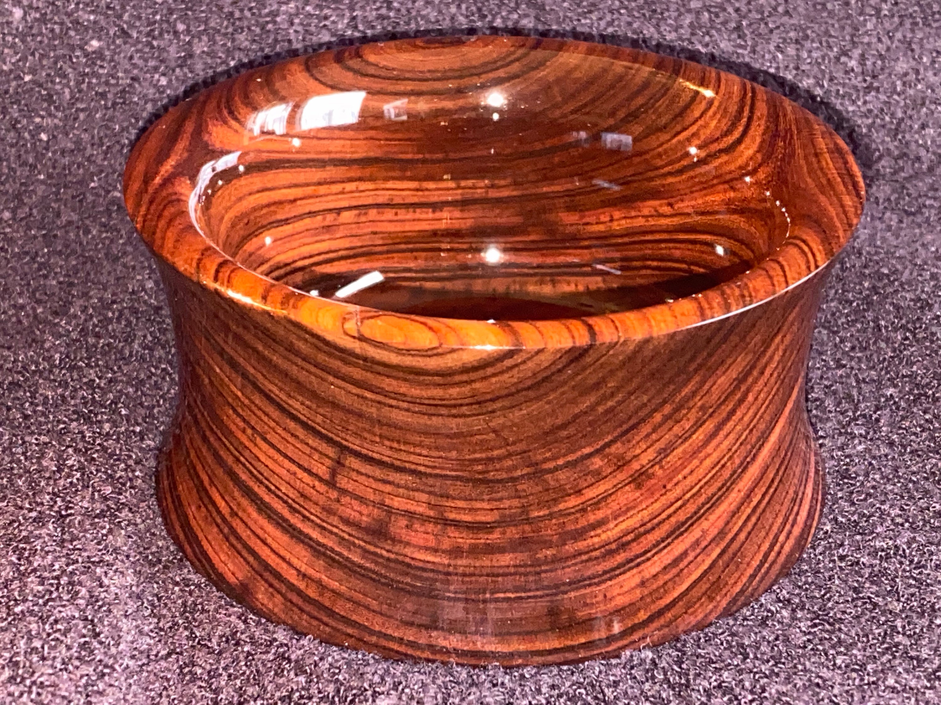 Beautiful Handmade Shaving Soap Bowl Made From Kingwood Etsy