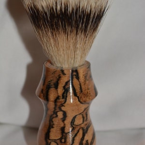Beautiful Handmade Spalted Hackberry Shaving Brush