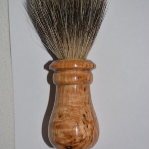 Beautiful Handmade Masur Brich Burl Shaving Brush