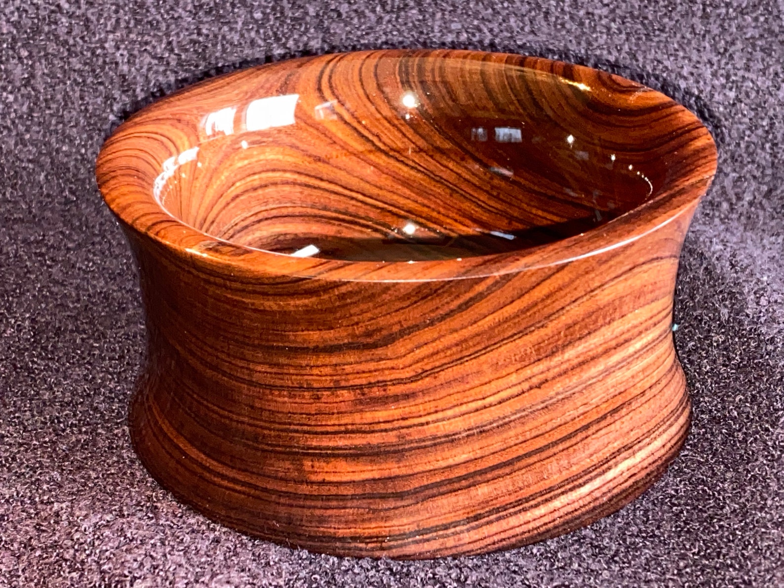 Beautiful Handmade Shaving Soap Bowl Made From Kingwood Etsy