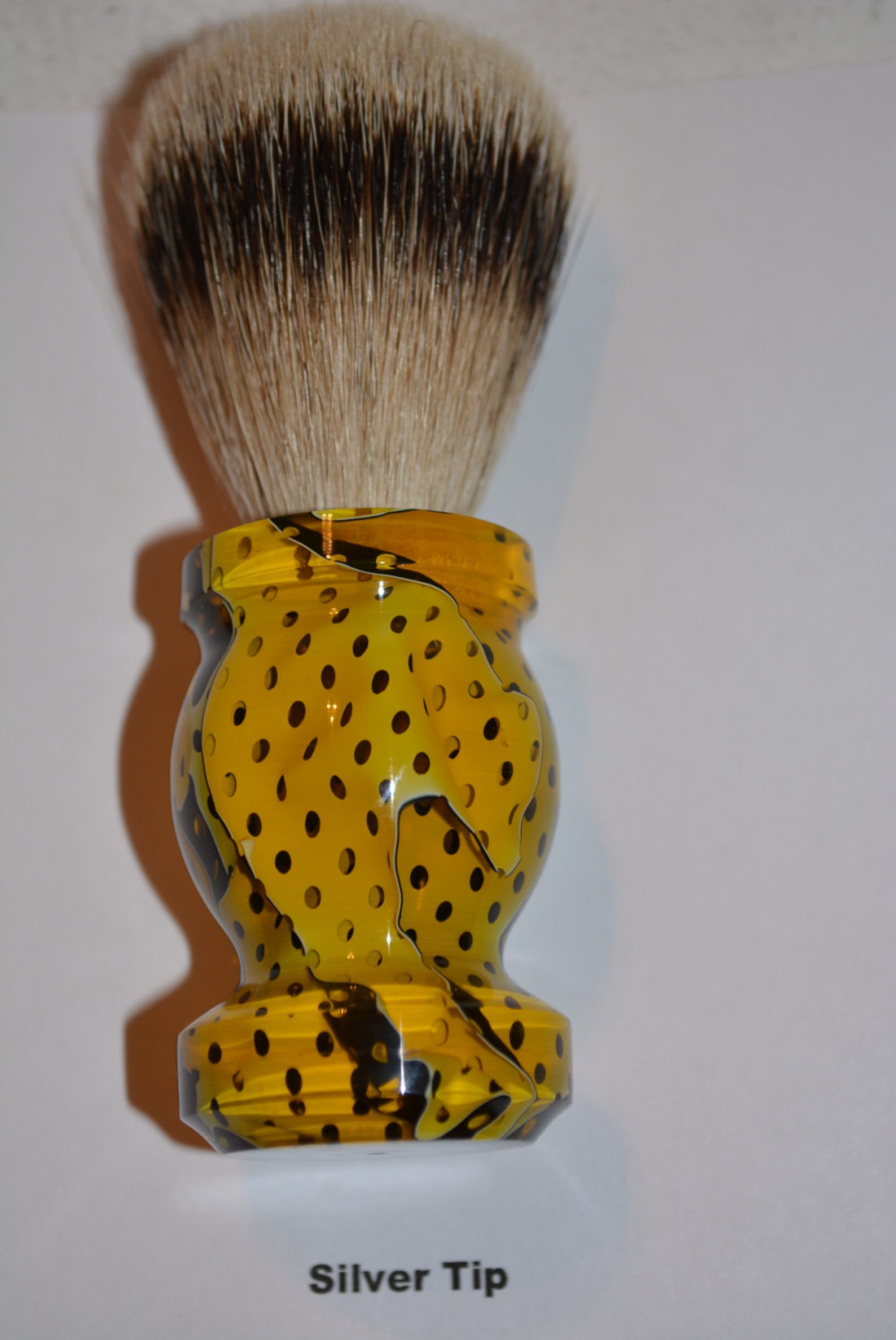 Beautiful Handmade Acrylic 100 Badger Hair Shaving Brush Etsy