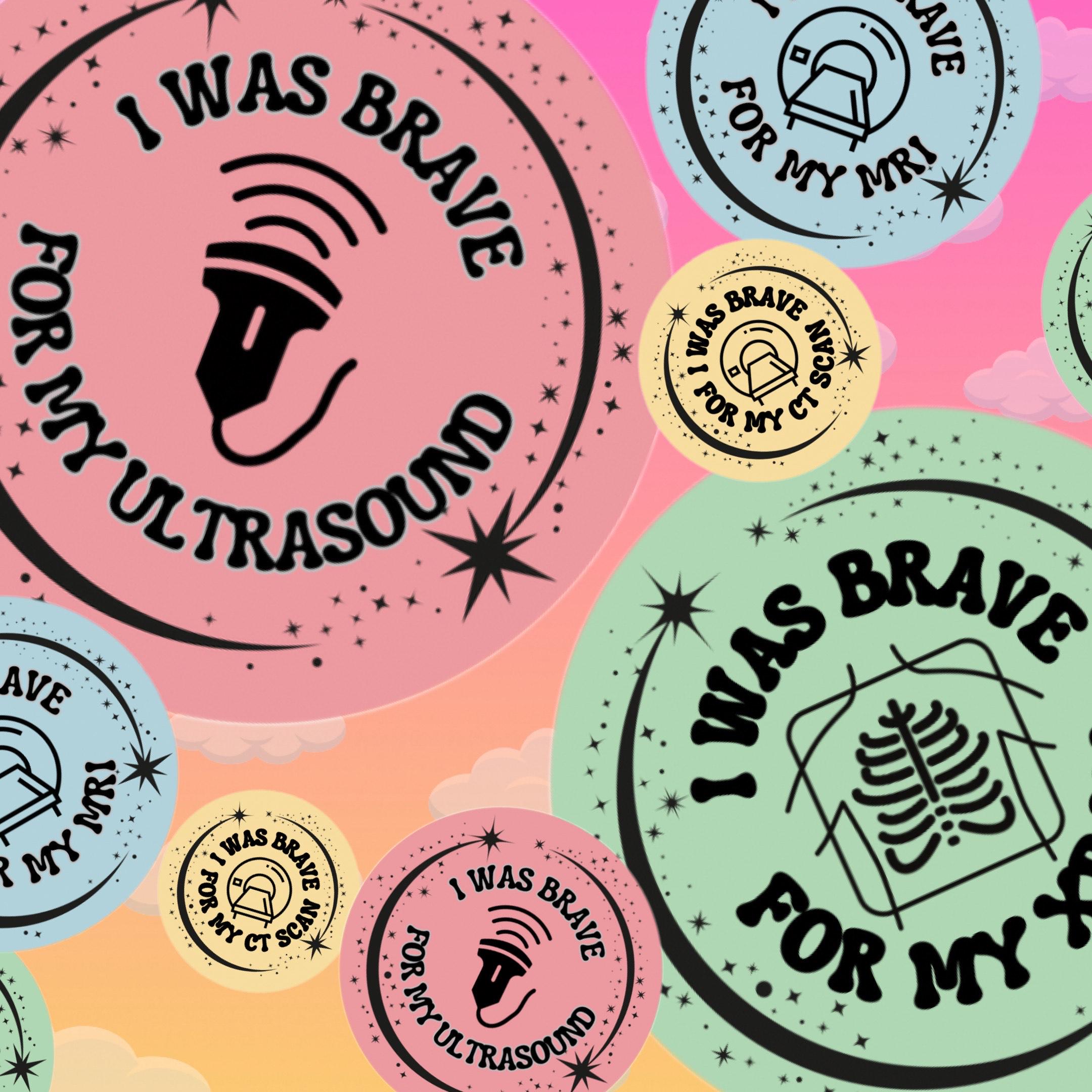 I Was Brave for My CT Scan, X-ray, MRI, Ultrasound Stickers- 150 Ct - Etsy