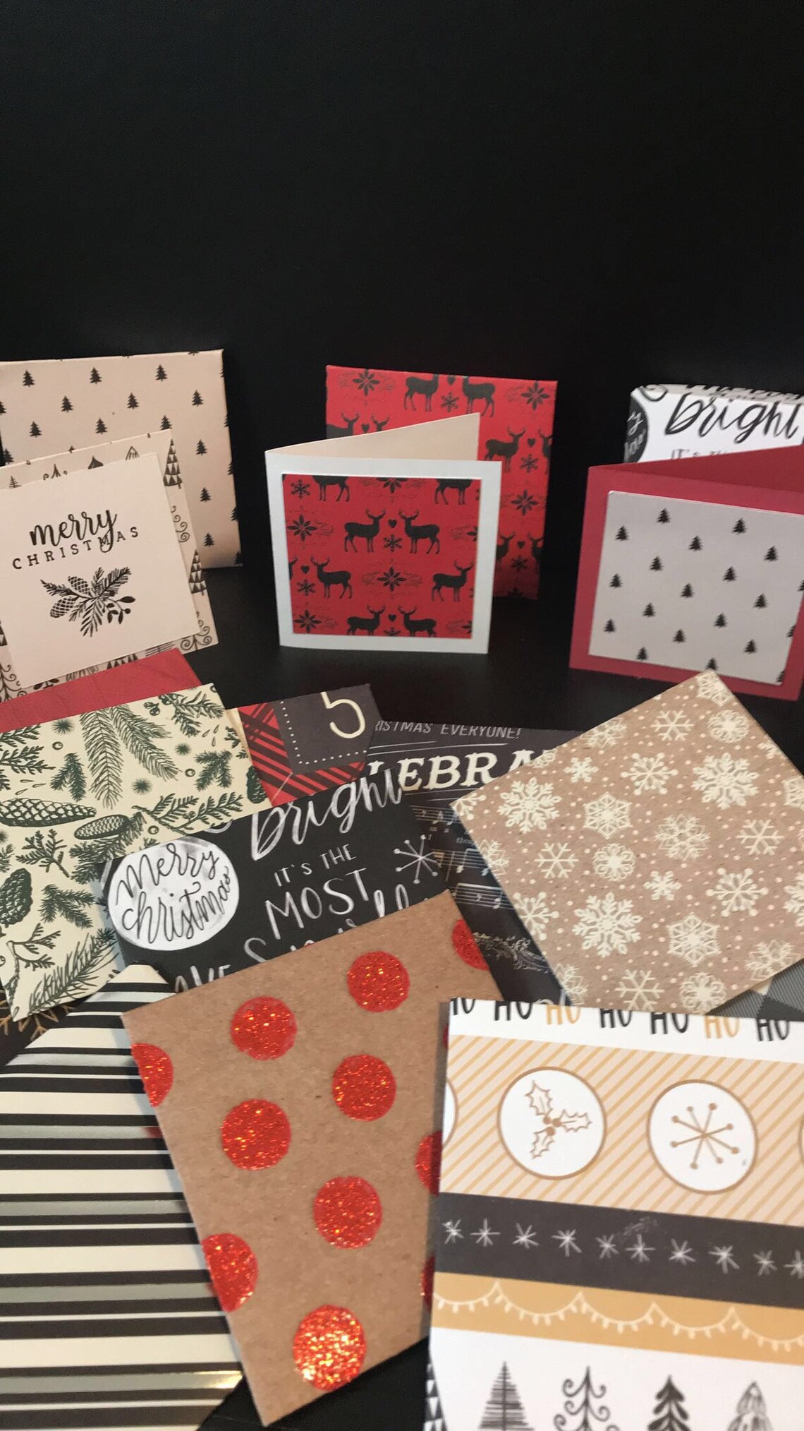 Mini Christmas Cards with envelopes Etsy