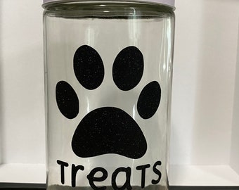 Extra Large dog treat jar