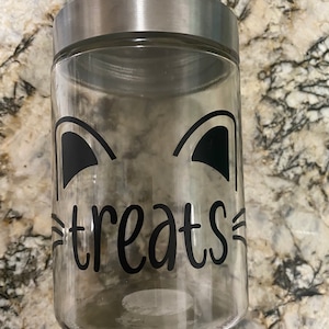 Large cat treat jar