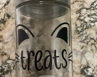 Large cat treat jar