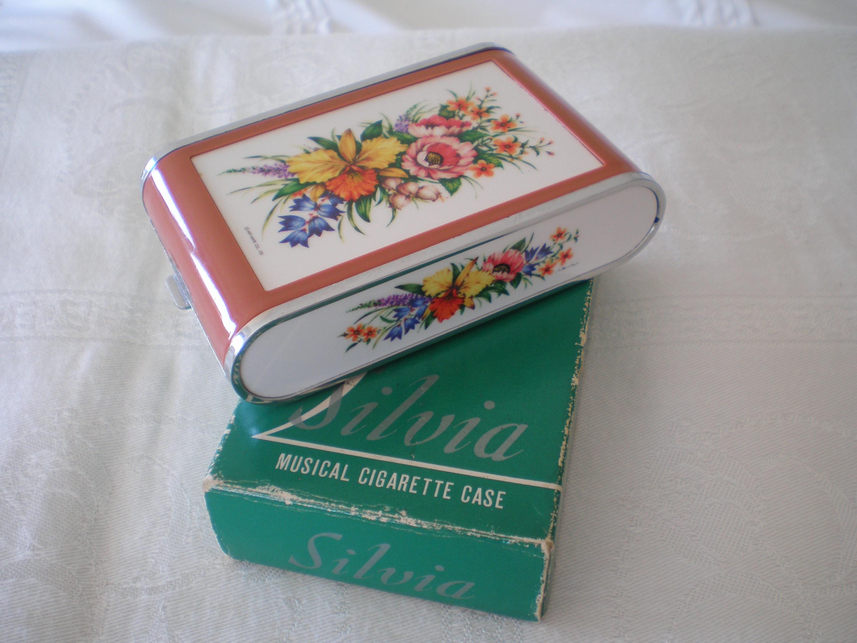 Vintage 1970s Dandy-mate Silvia Japanese Musical Cigarette Case With Inner  Mirror Compartment- Working Melody Love Story - Boxed -super Gift