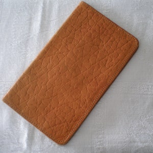 Cartera de cuero vintage unisex de los años 60 para tarjetas y billetes, serie Argosy fabricada en Inglaterra, sin usar, súper regalo.