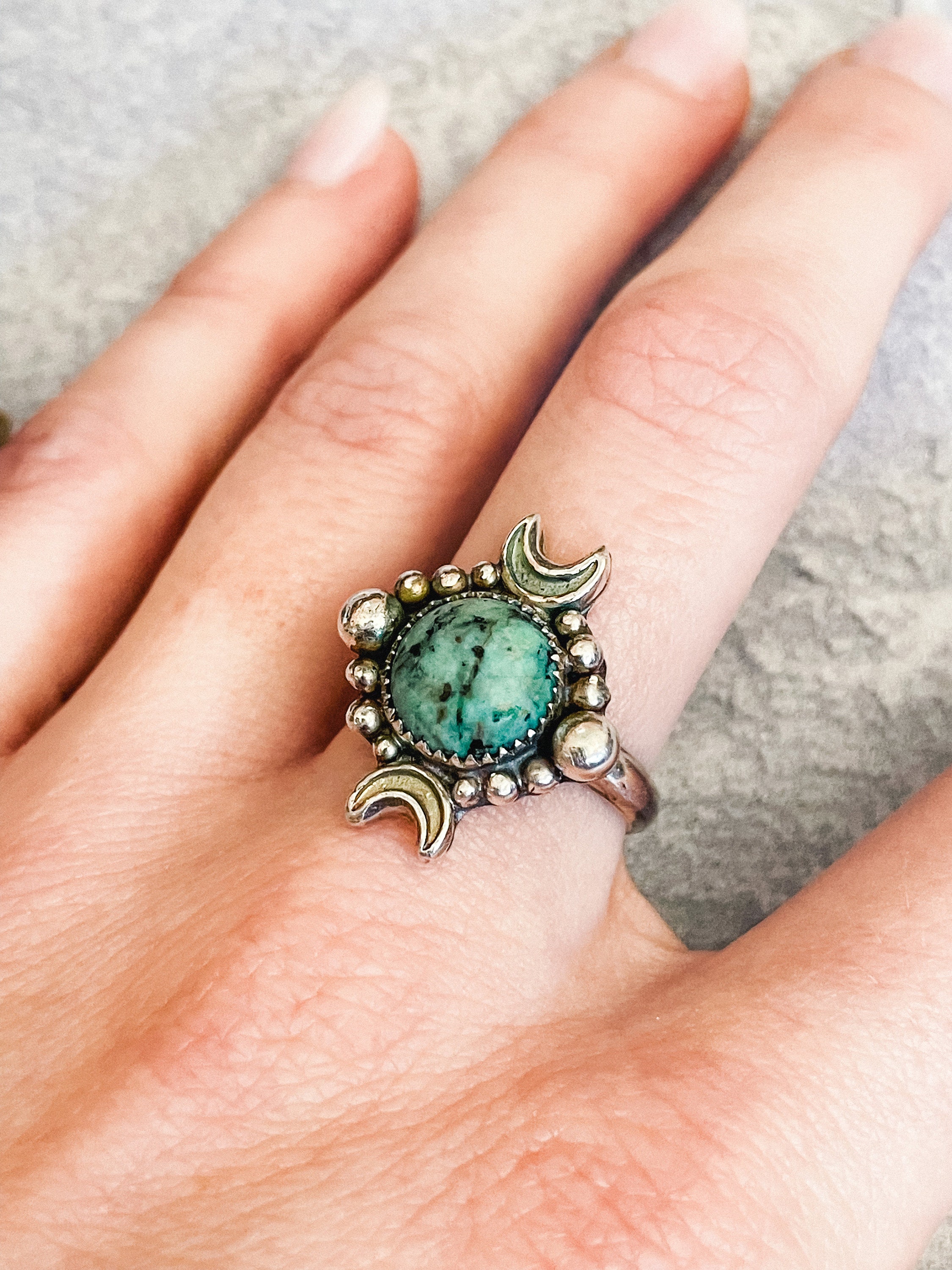 African on sale turquoise ring