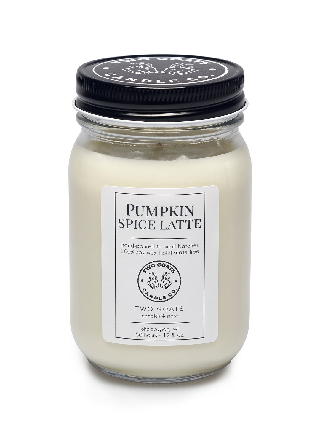 Pumpkin Spice Latte Candle for Holidays Scented Bakery Candles All Natural Great Fall Scent