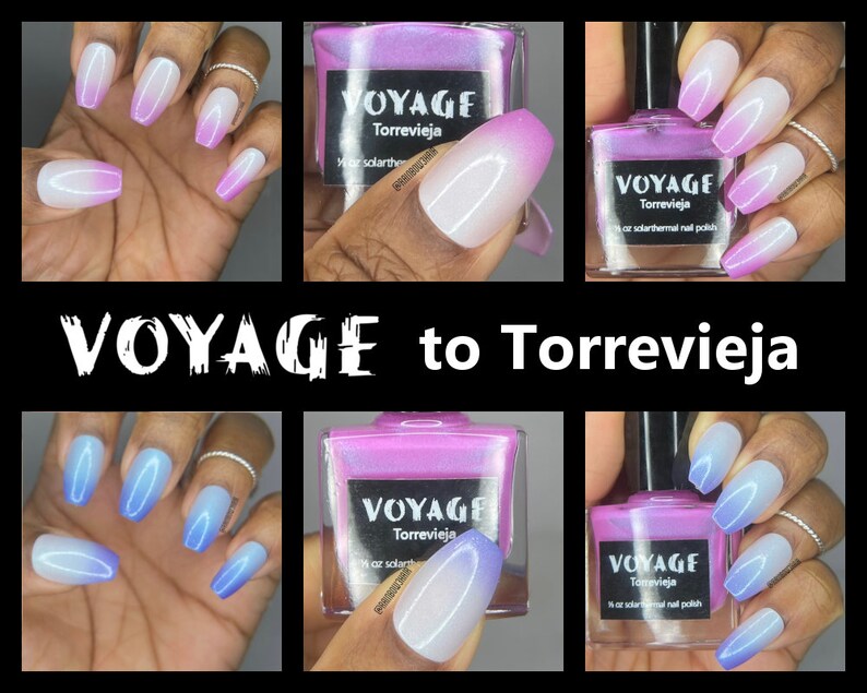 Torrevieja Solarthermal Mood Changing Indie Nail Polish Etsy