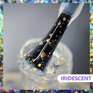 虹色グリッター インディーズネイルポリッシュセット [スパークリングアルプス] オパールオーロラユニコーンシマーグリッタートッパー、ウィンターネイルアートネイルラッカー