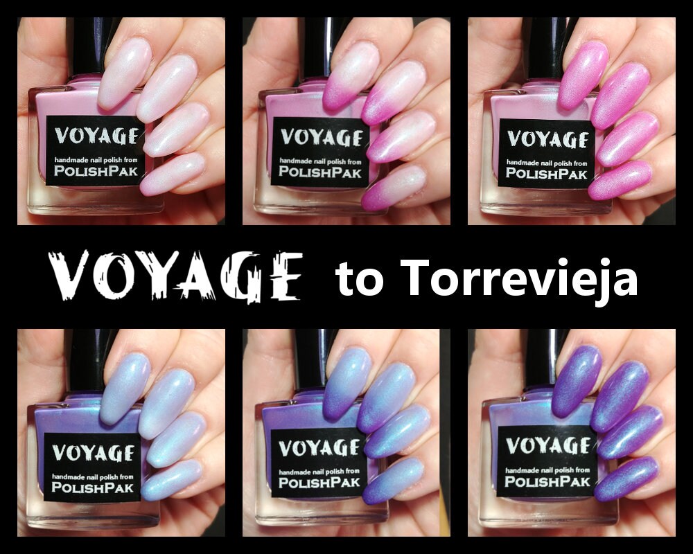 Torrevieja Solarthermal Mood Changing Indie Nail Polish Etsy