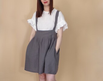 long skirt dungarees