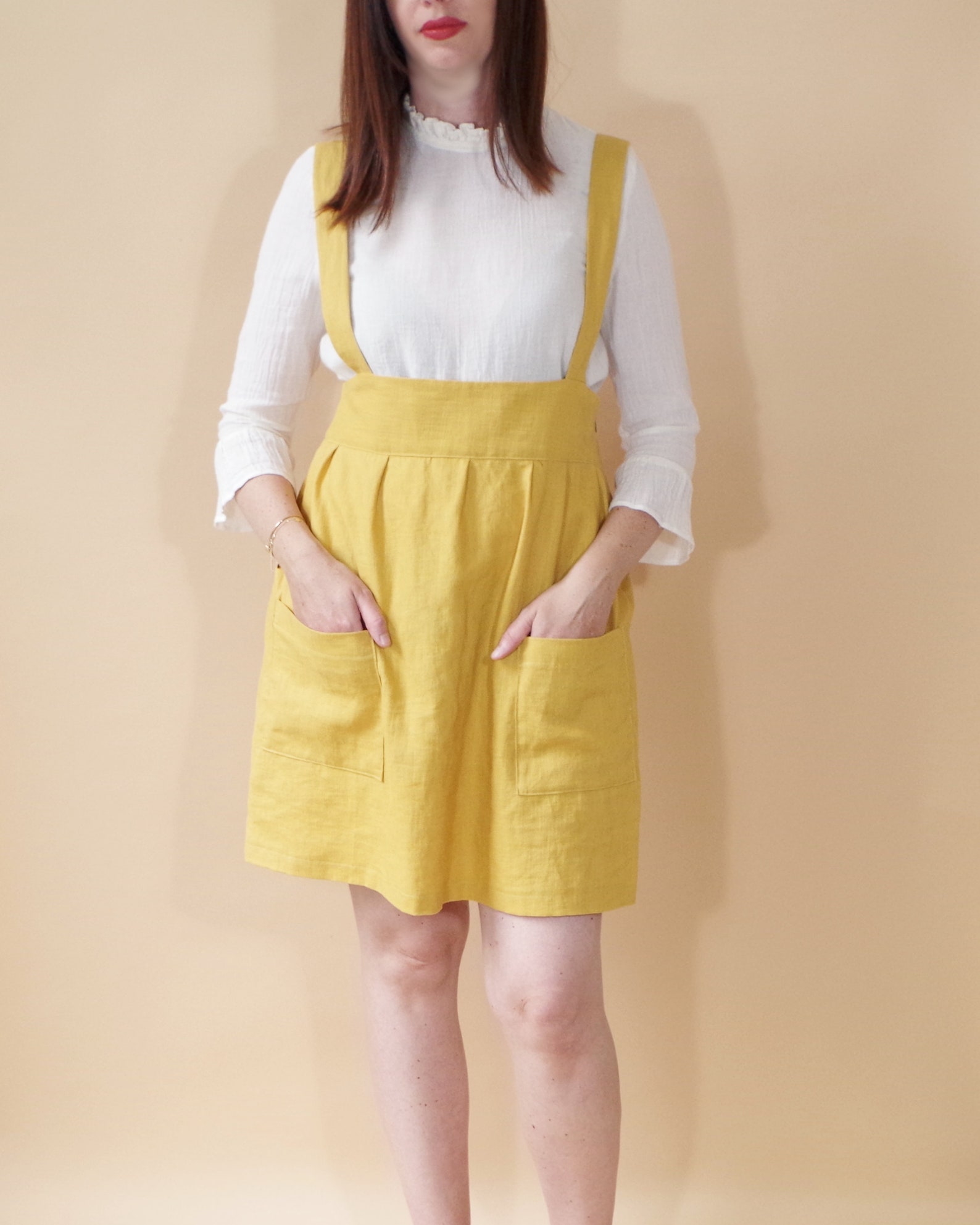dungaree skirt