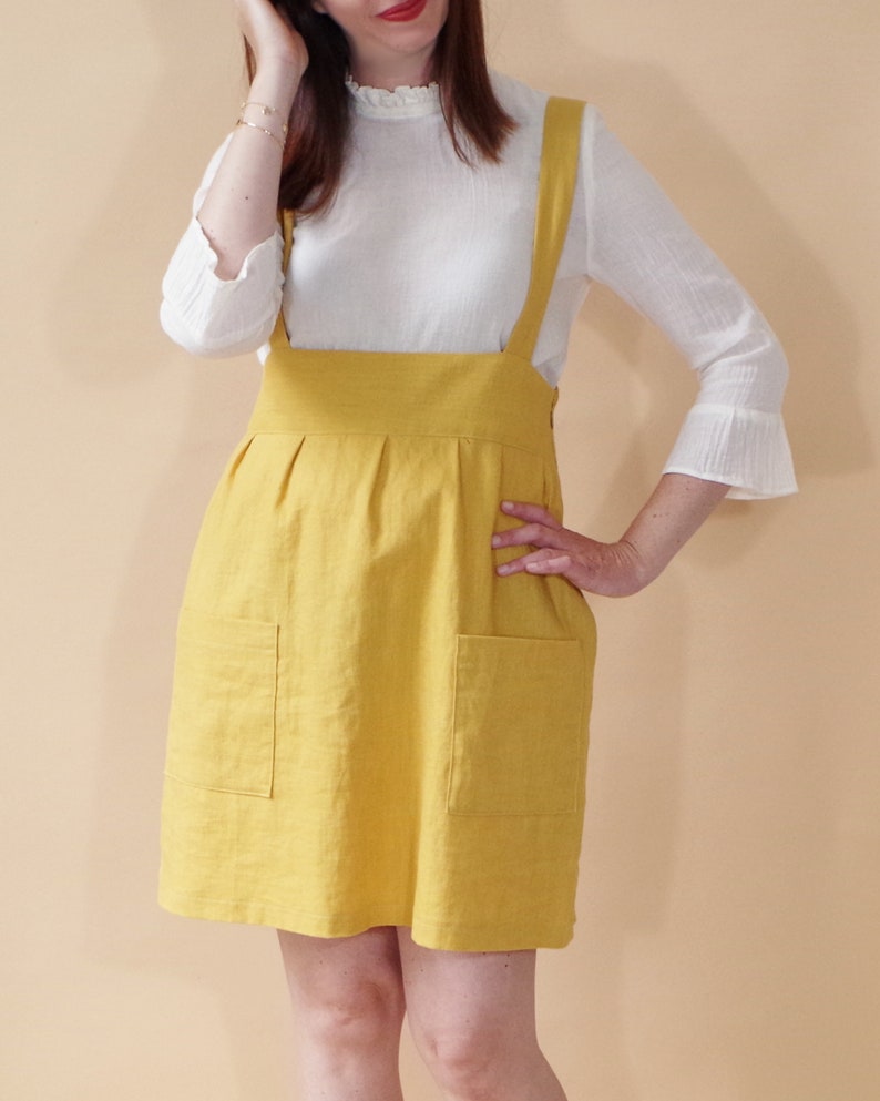 dungaree skirt